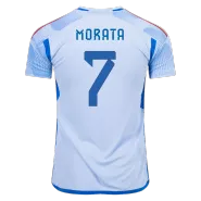 MORATA #7 Spain Away Soccer Jersey 2022 - soccerdealshop