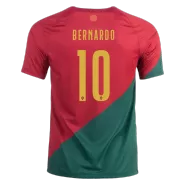 BERNARDO #10 Portugal Home Soccer Jersey 2022 - soccerdealshop