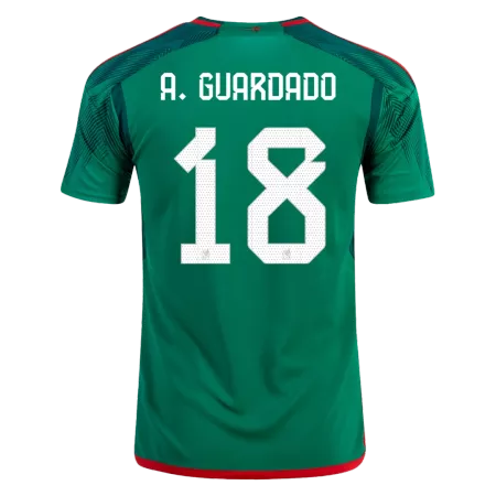 A.GUARDADO #18 Mexico Home Soccer Jersey 2022 - soccerdeal