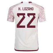 Authentic H.LOZANO #22 Mexico Away Soccer Jersey 2022 - soccerdealshop