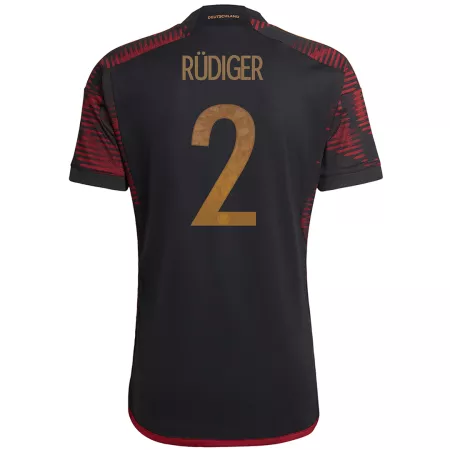 RÜDIGER #2 Germany Away Soccer Jersey 2022 - soccerdeal