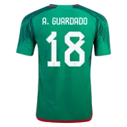 Authentic A.GUARDADO #18 Mexico Home Soccer Jersey 2022 - soccerdealshop