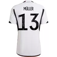 MÜLLER #13 Germany Home Soccer Jersey 2022 - soccerdeal