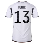 Authentic MÜLLER #13 Germany Home Soccer Jersey 2022 - soccerdealshop