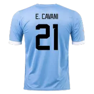 E.CAVANI #21 Uruguay Home Soccer Jersey 2022 - soccerdealshop