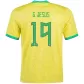 G.JESUS #19 Brazil Home Soccer Jersey 2022 - soccerdeal