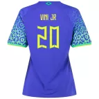 Women's VINI JR #20 Brazil Away Soccer Jersey 2022 - soccerdealshop