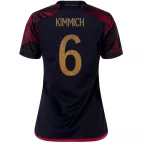 Women's KIMMICH #6 Germany Away Soccer Jersey 2022 - soccerdealshop