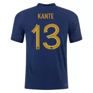 Authentic KANTE #13 France Home Soccer Jersey 2022 - soccerdealshop