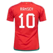 RAMSEY #10 Wales Home Soccer Jersey 2022 - soccerdealshop