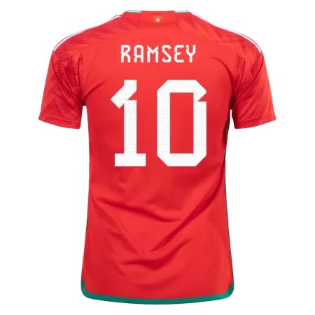 RAMSEY #10 Wales Home Soccer Jersey 2022 - soccerdeal