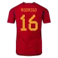 Authentic RODRI #16 Spain Home Soccer Jersey 2022 - soccerdealshop