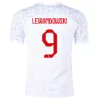 LEWANDOWSKI #9 Poland Home Soccer Jersey 2022 - soccerdealshop