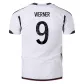 WERNER #9 Germany Home Soccer Jersey 2022 - soccerdealshop