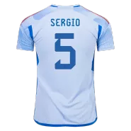SERGIO #5 Spain Away Soccer Jersey 2022 - soccerdealshop