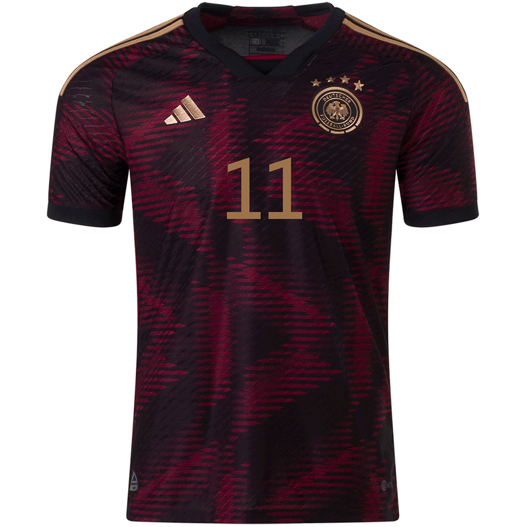 Authentic REUS #11 Germany Away Soccer Jersey 2022 - soccerdeal