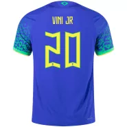 Authentic VINI JR #20 Brazil Away Soccer Jersey 2022 - soccerdealshop