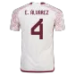 Authentic E.ÁLVAREZ #4 Mexico Away Soccer Jersey 2022 - soccerdealshop