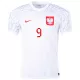 LEWANDOWSKI #9 Poland Home Soccer Jersey 2022 - soccerdeal