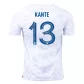 KANTE #13 France Away Soccer Jersey 2022 - soccerdealshop