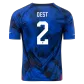 DEST #2 USA Away Soccer Jersey 2022 - soccerdeal