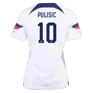 Women's PULISIC #10 USA Home Soccer Jersey 2022 - soccerdealshop