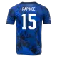 RAPINOE #15 USA Away Soccer Jersey 2022 - soccerdeal