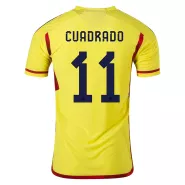 Authentic CUADRADO #11 Colombia Home Soccer Jersey 2022 - soccerdealshop
