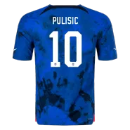Authentic PULISIC #10 USA Away Soccer Jersey 2022 - soccerdealshop