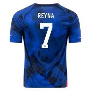 REYNA #7 USA Away Soccer Jersey 2022 - soccerdeal