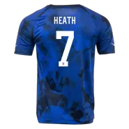HEATH #7 USA Away Soccer Jersey 2022 - soccerdeal