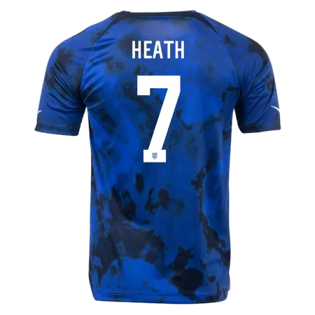 HEATH #7 USA Away Soccer Jersey 2022 - soccerdeal