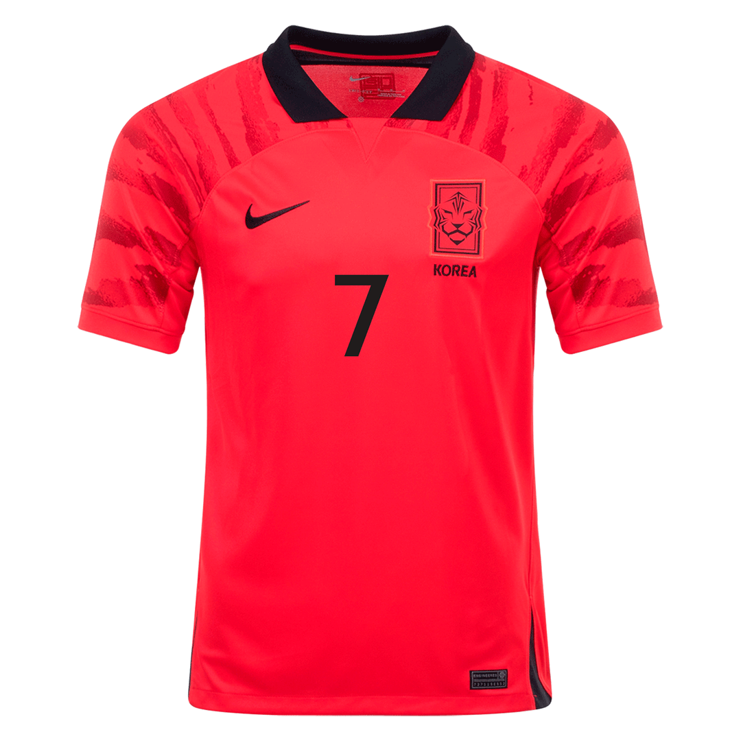 New South Korea Away Soccer Jersey World Cup 2022 Men Adult H M Son #7