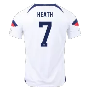 HEATH #7 USA Home Soccer Jersey 2022 - soccerdeal
