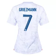 Women's GRIEZMANN #7 France Away Soccer Jersey 2022 - soccerdeal
