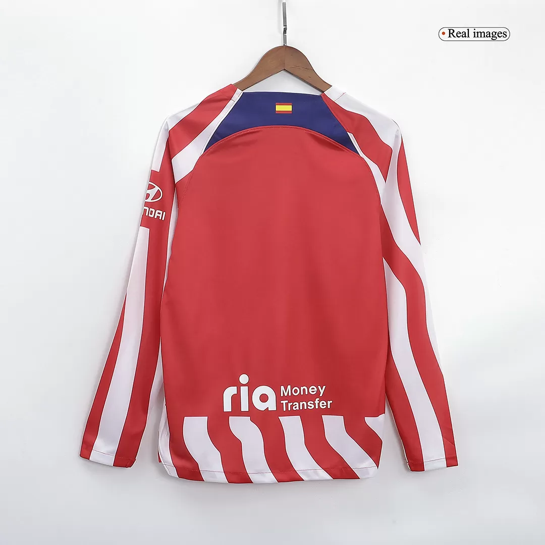 Atletico Madrid Home Jersey 2022/23 - Long Sleeve