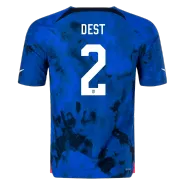 Authentic DEST #2 USA Away Soccer Jersey 2022 - soccerdealshop