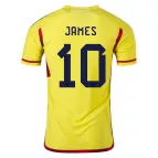 Authentic JAMES #10 Colombia Home Soccer Jersey 2022 - soccerdealshop