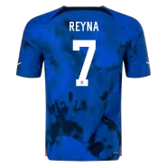 Authentic REYNA #7 USA Away Soccer Jersey 2022 - soccerdealshop
