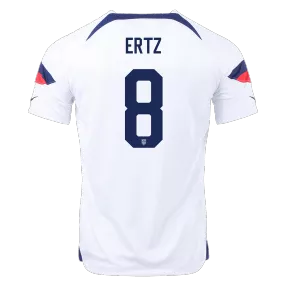ERTZ #8 USA Home Soccer Jersey 2022 - soccerdeal