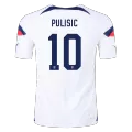 Authentic PULISIC #10 USA Home Soccer Jersey 2022 - soccerdealshop