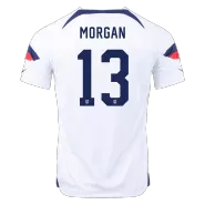 MORGAN #13 USA Home Soccer Jersey 2022 - soccerdealshop