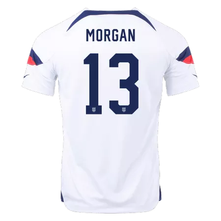 MORGAN #13 USA Home Soccer Jersey 2022 - soccerdeal
