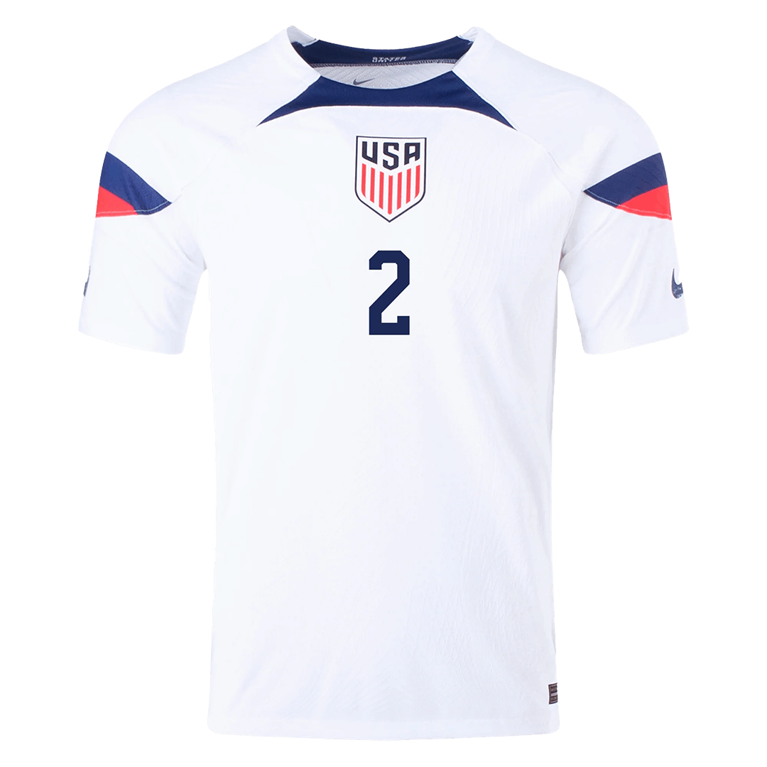 Authentic DEST #2 USA Home Soccer Jersey 2022 - soccerdeal