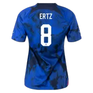 Women's ERTZ #8 USA Away Soccer Jersey 2022 - soccerdealshop