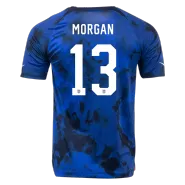 MORGAN #13 USA Away Soccer Jersey 2022 - soccerdeal