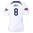Women's ERTZ #8 USA Home Soccer Jersey 2022 - soccerdealshop