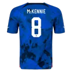 Authentic McKENNIE #8 USA Away Soccer Jersey 2022 - soccerdealshop