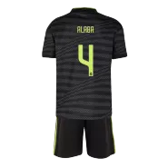 Kid's ALABA #4 Real Madrid Third Away Soccer Jersey Kit(Jersey+Shorts) 2022/23 - soccerdealshop