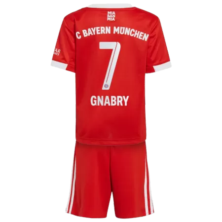 Kid's GNABRY #7 Bayern Munich Home Soccer Jersey Kit(Jersey+Shorts) 2022/23 - soccerdeal
